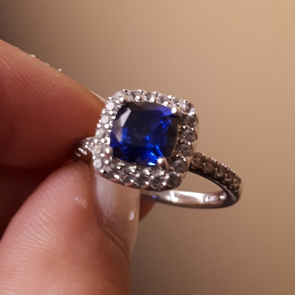 Blue Sapphire Peoples Jewellery Ring